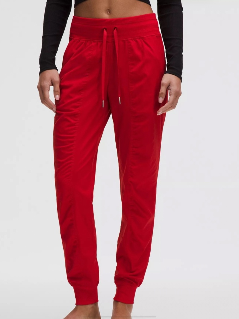 LULULEMON OXFORD RED DANCE JOGGERS - NWT - SIZE 10